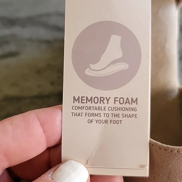 Universal Thread Jute/Faux Suede Boho Platform Wedge Peep Toe Heels Taupe sz 10 - Picture 10 of 14